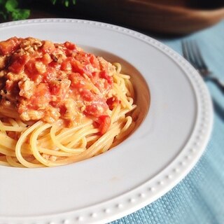 簡単♪トマトとツナのパスタ♪